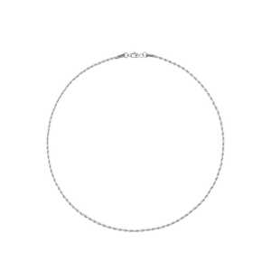Mockberg Thin rope Halsband silver MO326, handla denna klocka online eller i butik hos klockmaster