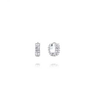Mockberg Midnight Silver hoops Small MO527, handla denna klocka online eller i butik hos klockmaster