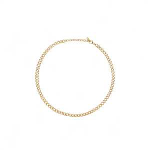 Mockberg Curb chain Halsband gold MO554, handla denna klocka online eller i butik hos klockmaster