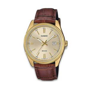 CASIO Timeless 38mm MTP-1302PGL-9AVEF, handla denna klocka online eller i butik hos klockmaster