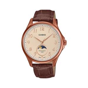 CASIO Timeless Moonphase 42mm MTP-M110RL-5AVER, handla denna klocka online eller i butik hos klockmaster