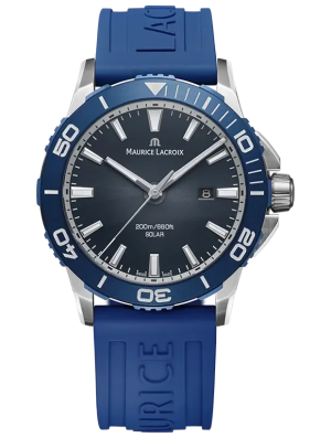 Maurice Lacroix Pontos Diver Solar 41mm PT1008-SSL40-430-4, handla denna klocka online eller i butik hos klockmaster