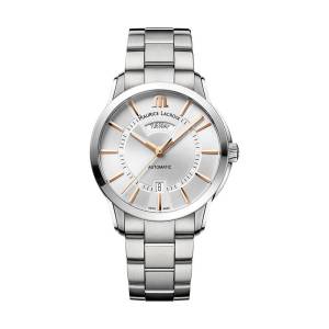 Maurice Lacroix Pontos Day/Date Automatic 41mm PT6358-SS002-23E-1, handla denna klocka online eller i butik hos klockmaster