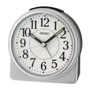 SEIKO Väckarklocka 10cm Silver/Svart QHE198S, handla denna klocka online eller i butik hos klockmaster