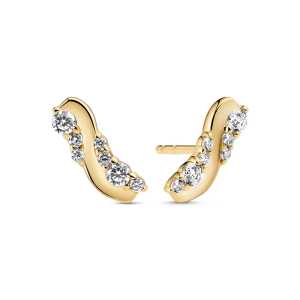 Örhängen Ellera Waves Altro Guld Sif Jakobs SJ-E2759-CZ-YG, handla denna klocka online eller i butik hos klockmaster
