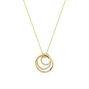Halsband Spirale Guld Sif Jakobs SJ-N2590-CZ-YG, handla denna klocka online eller i butik hos klockmaster