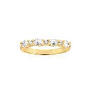 Ring Ellera Ovale Guld 17,8mm Sif Jakobs SJ-R2416-CZ-YG-56, handla denna klocka online eller i butik hos klockmaster