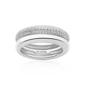 Ring Carrara Silver 18,5mm Sif Jakobs SJ-R2476-CZ-58, handla denna klocka online eller i butik hos klockmaster