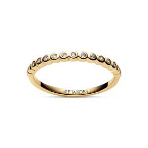 Ring Sarzana Guld 15,9mm Sif Jakobs SJ-R2750-CZ-YG-50, handla denna klocka online eller i butik hos klockmaster