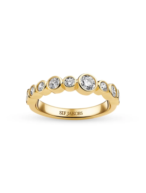 Sif Jakobs Ring Sardinien 17.2mm - Guld SJ-R2770-CZ-YG-54, handla denna klocka online eller i butik hos klockmaster