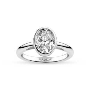 Ring Sardinien Ovale Grande Silver 16,6mm Sif Jakobs SJ-R2796-CZ-52, handla denna klocka online eller i butik hos klockmaster