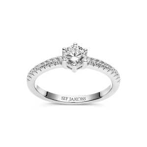 Ring Ellera Uno Grande Silver 17,8mm Sif Jakobs SJ-R42282-CZ-56, handla denna klocka online eller i butik hos klockmaster