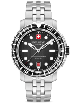 Swiss Military Hanowa Black Marlin 41mm SMWGH0001702, handla denna klocka online eller i butik hos klockmaster