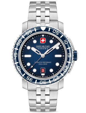Swiss Military Hanowa Black Marlin 41mm SMWGH0001703, handla denna klocka online eller i butik hos klockmaster