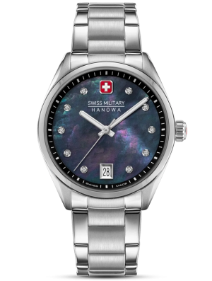 Swiss Military Hanowa Roadrunner Lady Sparkle 35mm SMWLH0005002, handla denna klocka online eller i butik hos klockmaster