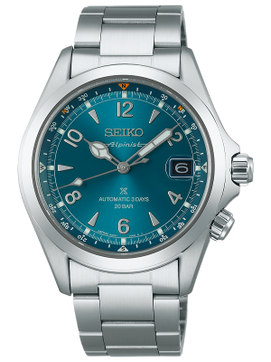 SEIKO Prospex Alpinist 40mm Tealpine SPB503J1, handla denna klocka online eller i butik hos klockmaster