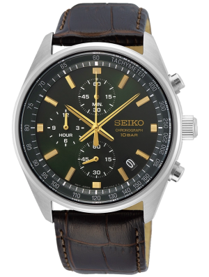 SEIKO Classic Chrongraph 41.5mm SSB385P1, handla denna klocka online eller i butik hos klockmaster