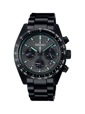SEIKO Prospex Speedtimer Solar 39mm Black Series Night Speedtimer SSC917P1, handla denna klocka online eller i butik hos klockmaster
