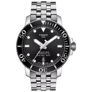TISSOT Seastar 1000 Powermatic 80 43mm T1204071105100, handla denna klocka online eller i butik hos klockmaster