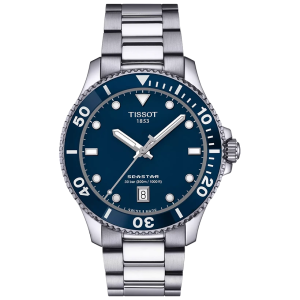 TISSOT Seastar 1000 40mm T1204101104100, handla denna klocka online eller i butik hos klockmaster