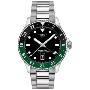 TISSOT Seastar 1000 GMT 40mm T1208521105100, handla denna klocka online eller i butik hos klockmaster