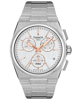 TISSOT PRX Chronograph 41mm T1374171103100, handla denna klocka online eller i butik hos klockmaster
