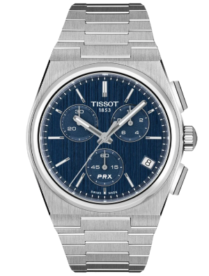 TISSOT PRX Chronograph 41mm T1374171104100, handla denna klocka online eller i butik hos klockmaster