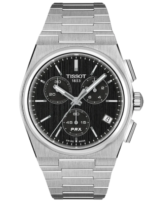 TISSOT PRX Chronograph 41mm T1374171105100, handla denna klocka online eller i butik hos klockmaster