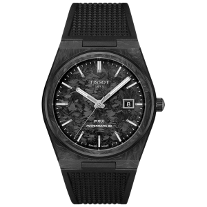 TISSOT PRX Automatic Carbon 40.5mm T1379079720100, handla denna klocka online eller i butik hos klockmaster
