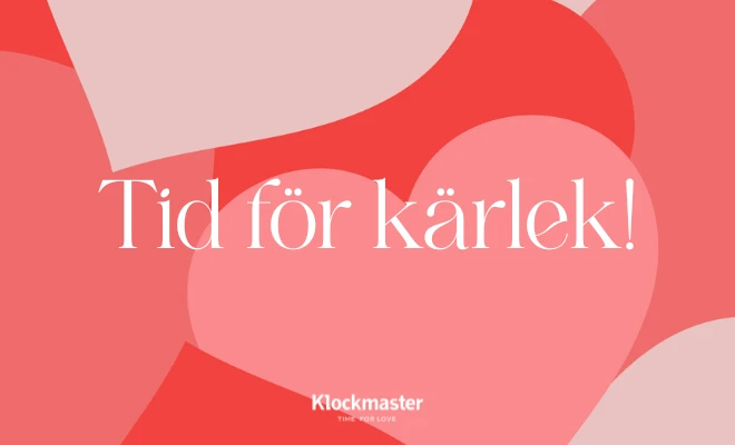 Tid för kärlek text med mönster av hjärtan i varma färger som bakgrund