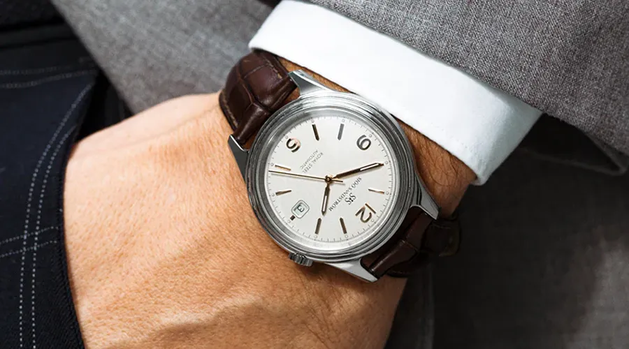Sjöö Sandström Royal Steel Classic på handled