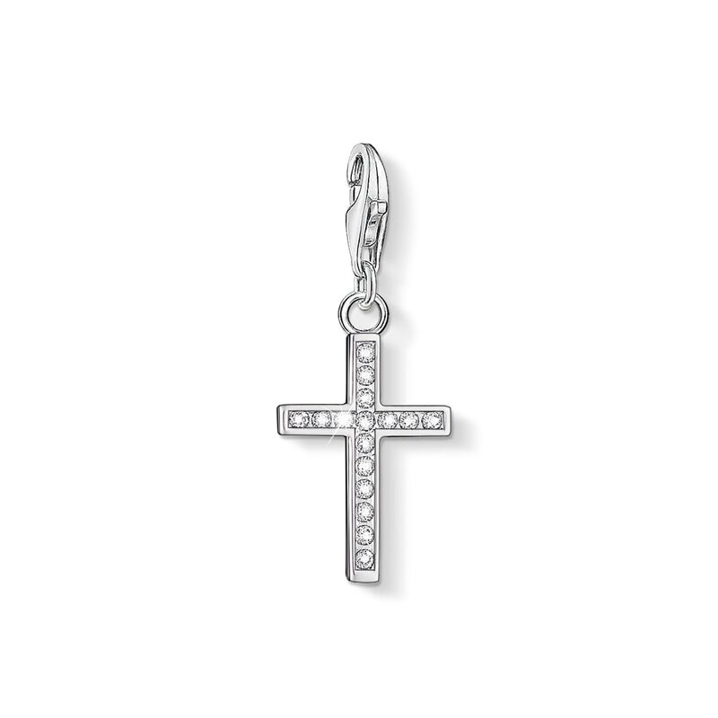 Thomas Sabo Charm Pendant Cross - Silver 0049-051-14, handla denna klocka online eller i butik hos klockmaster