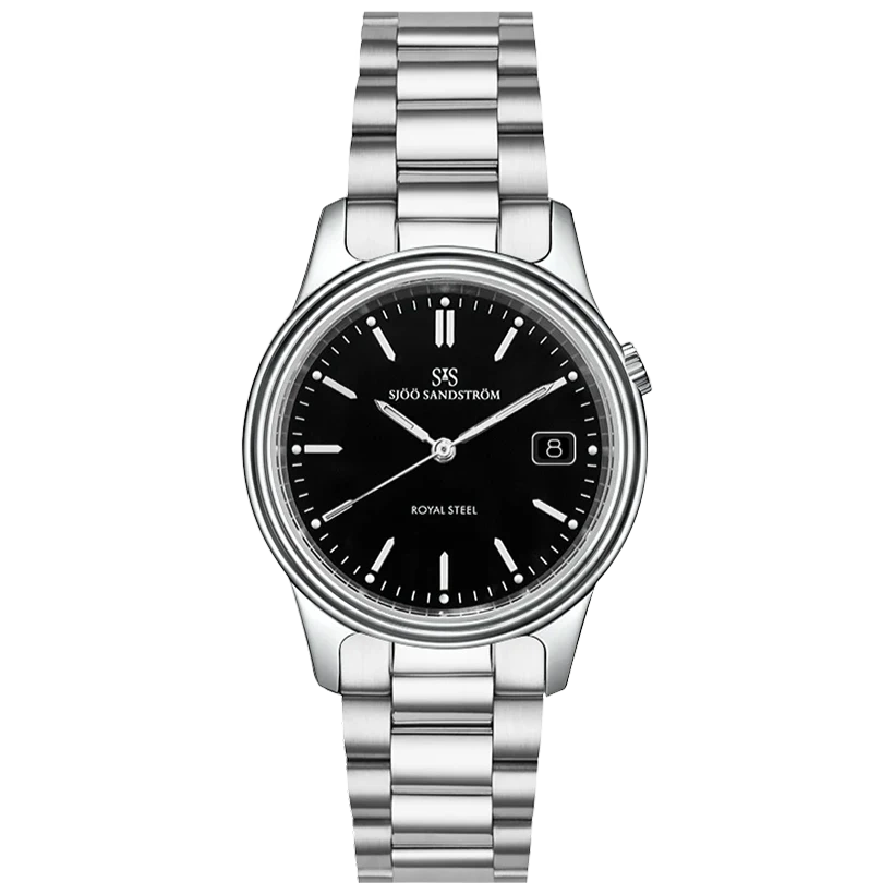 Sjöö Sandström Royal Steel Classic 32mm 006832, handla denna klocka online eller i butik hos klockmaster