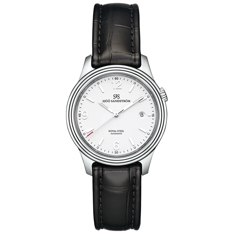 Sjöö Sandström Royal Steel Classic 41mm 008584, handla denna klocka online eller i butik hos klockmaster