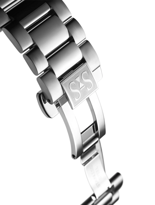 Sjöö Sandström Royal Steel Classic Automatic 41mm 009321, klocka som du kan handla till bra pris hos oss på Klockmaster.