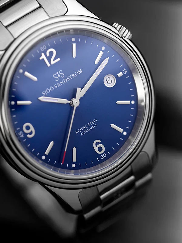 Sjöö Sandström Royal Steel Classic 41mm 009710, klocka som du kan handla till bra pris hos oss på Klockmaster.