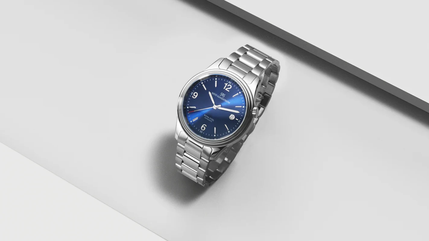 Sjöö Sandström Royal Steel Classic 41mm 009710, klocka som du kan handla till bra pris hos oss på Klockmaster.