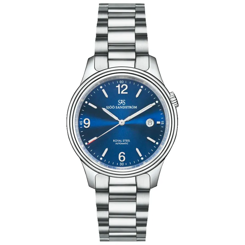 Sjöö Sandström Royal Steel Classic 41mm 009710, handla denna klocka online eller i butik hos klockmaster