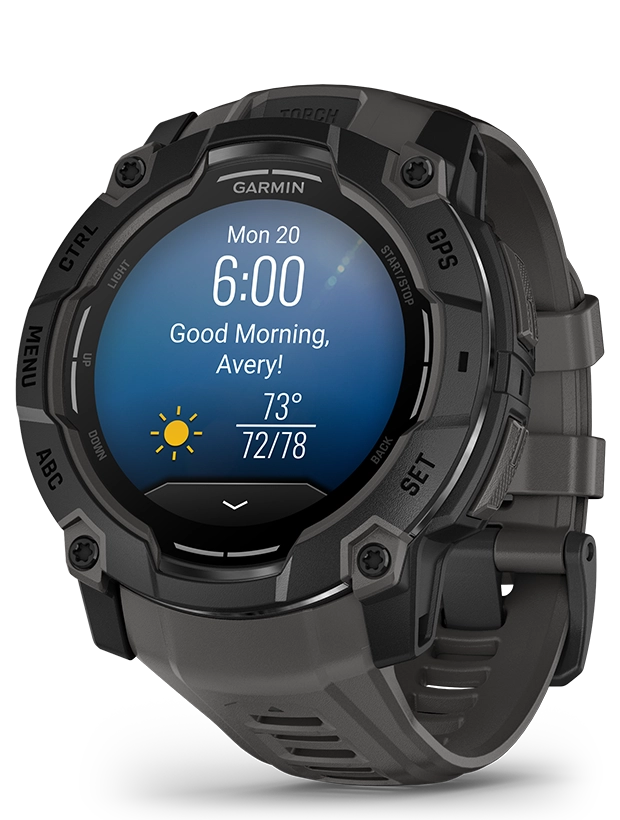 GARMIN Instinct 3 50mm AMOLED 010-03020-00, klocka som du kan handla till bra pris hos oss på Klockmaster.