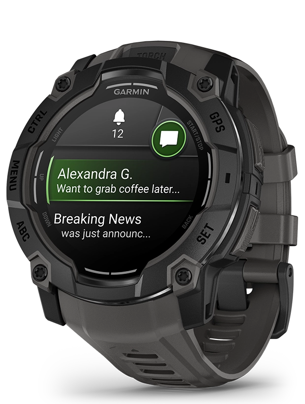 GARMIN Instinct 3 50mm AMOLED 010-03020-00, klocka som du kan handla till bra pris hos oss på Klockmaster.