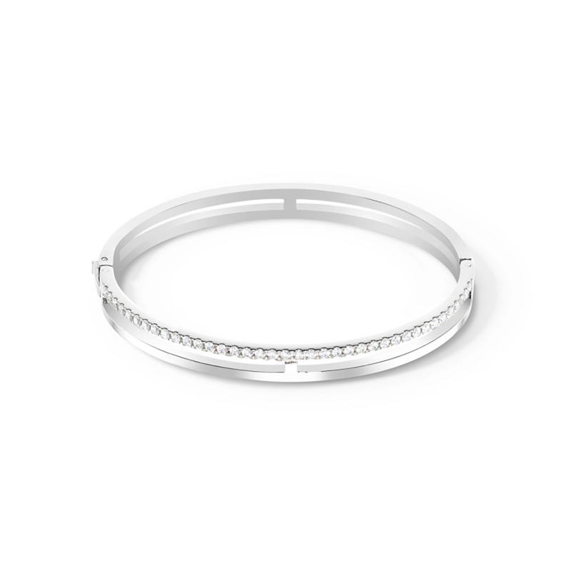 Coeur de Lion Bangle Crystal-Silver Silver 013632-1817, handla denna klocka online eller i butik hos klockmaster