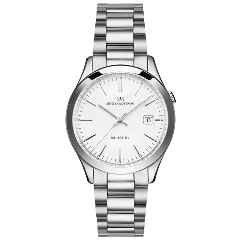 Sjöö Sandström Jubilee Steel Gent 40mm 019016, handla denna klocka online eller i butik hos klockmaster