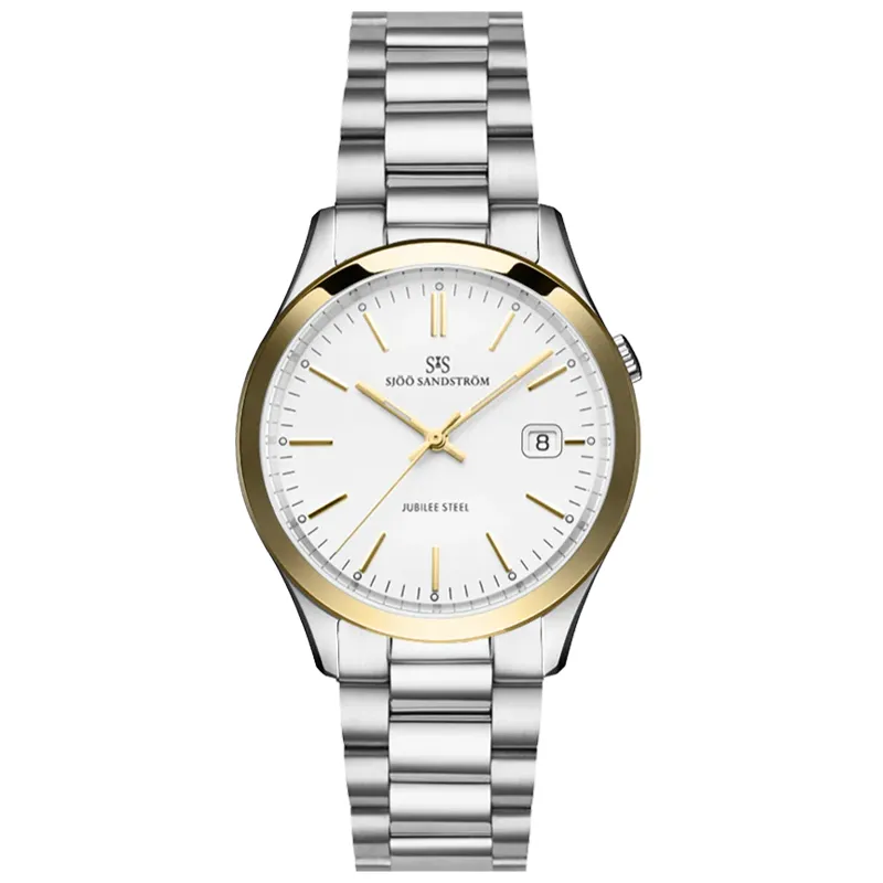 Sjöö Sandström Jubilee Steel 40mm 019276, handla denna klocka online eller i butik hos klockmaster
