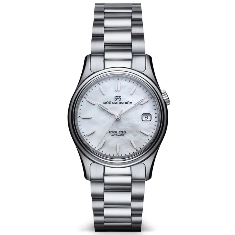 Sjöö Sandström Royal Steel Classic 36mm 020234, handla denna klocka online eller i butik hos klockmaster
