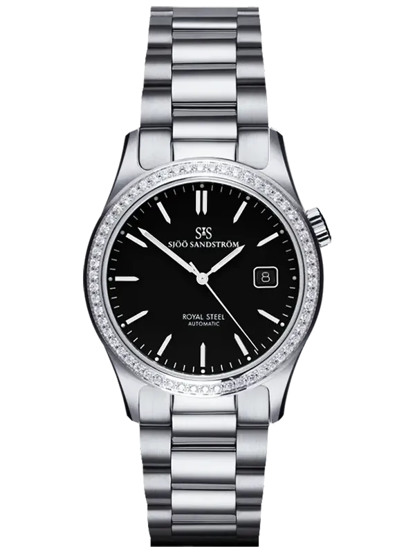Sjöö Sandström Royal Steel Classic 36mm 020883, handla denna klocka online eller i butik hos klockmaster