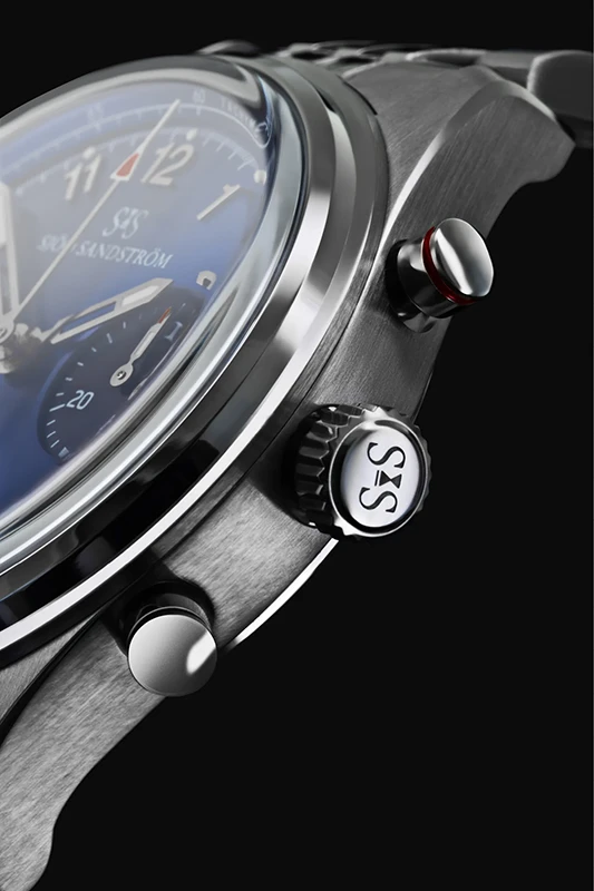 Sjöö Sandström Royal Steel Chronograph 40mm 021739, klocka som du kan handla till bra pris hos oss på Klockmaster.
