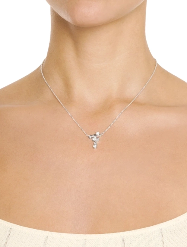 Efva Attling Halsband Little Champagne - Silver 10-100-02369-4045, klocka som du kan handla till bra pris hos oss på Klockmaster.