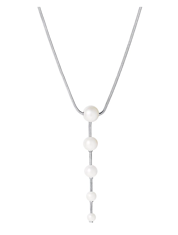 Efva Attling Flowing Pearls Halsband Silver 10-100-02431-0045, handla denna klocka online eller i butik hos klockmaster