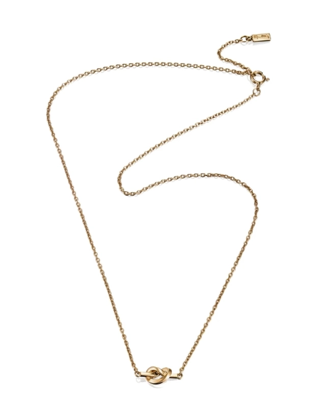 Efva Attling Halsband Love Knot - Guld 10-108-00966-4245, klocka som du kan handla till bra pris hos oss på Klockmaster.
