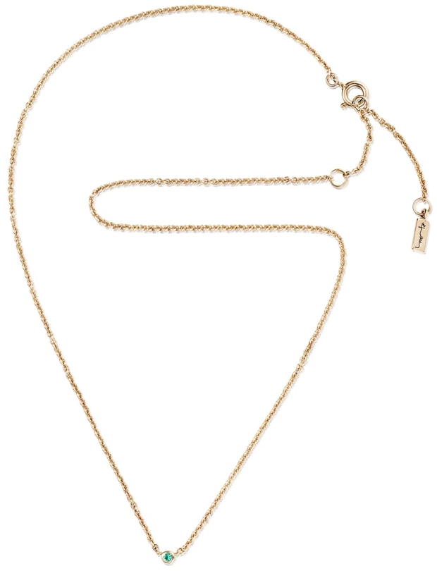 Efva Attling Micro Blink Halsband Grön Emerald 10-108-01897-4045, klocka som du kan handla till bra pris hos oss på Klockmaster.
